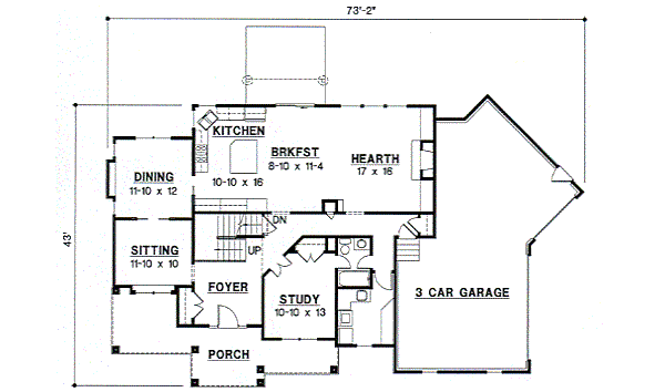 main floor house blueprint