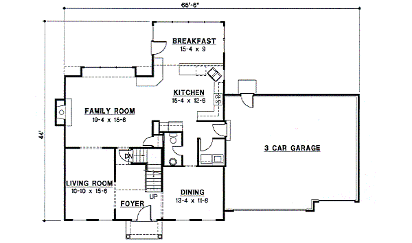 main floor house blueprint