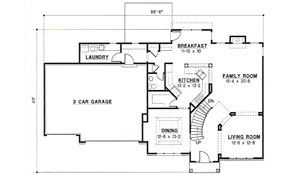main floor house blueprint