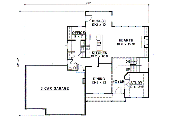 main floor house blueprint