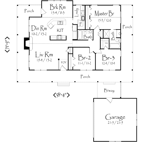 main floor house blueprint