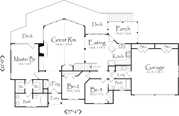 main floor house blueprint