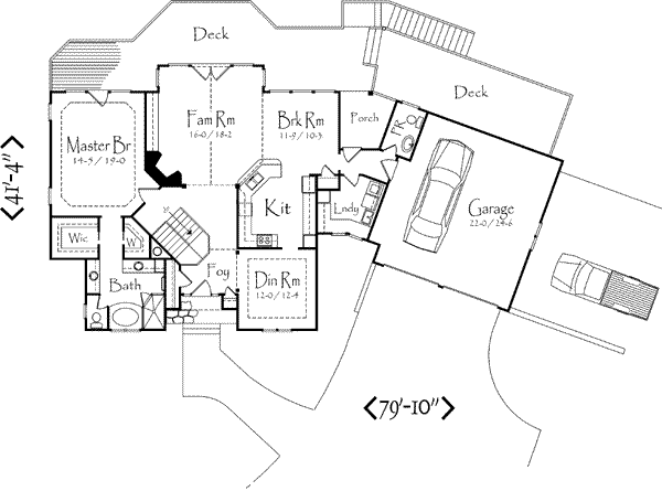 main floor house blueprint
