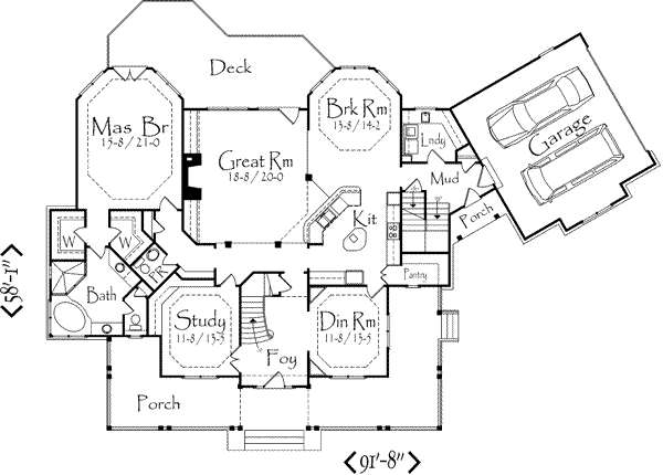 main floor house blueprint