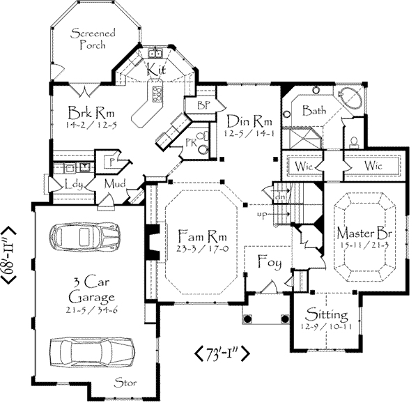 main floor house blueprint