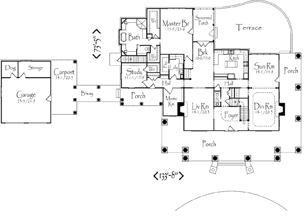 main floor house blueprint