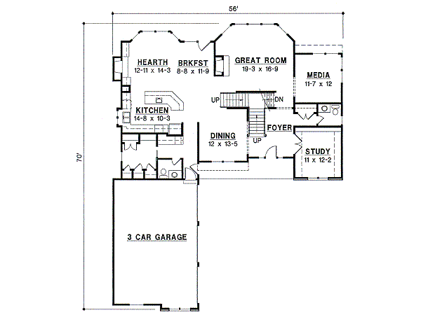 main floor house blueprint