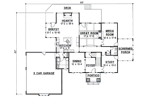 main floor house blueprint