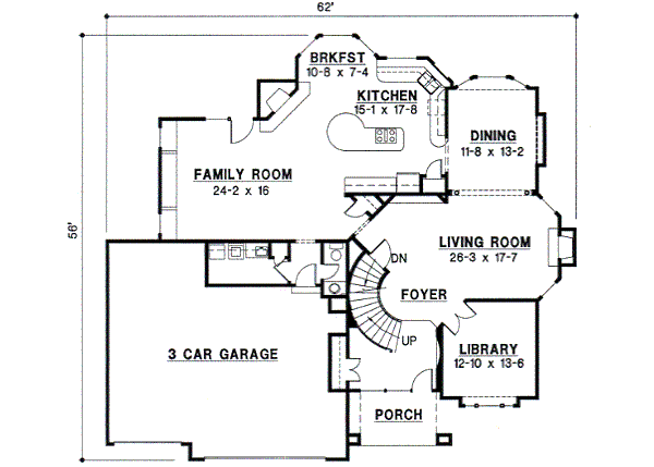 main floor house blueprint