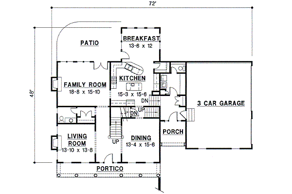 main floor house blueprint