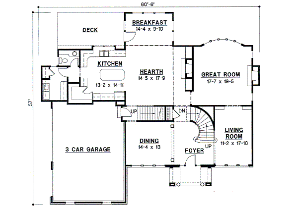 main floor house blueprint