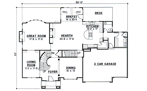 main floor house blueprint