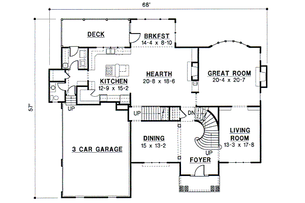 main floor house blueprint