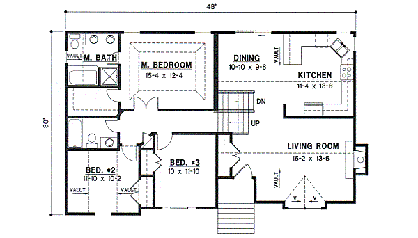 main floor house blueprint