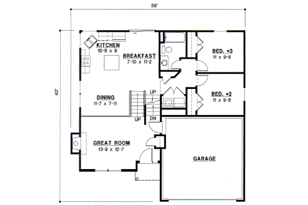 main floor house blueprint