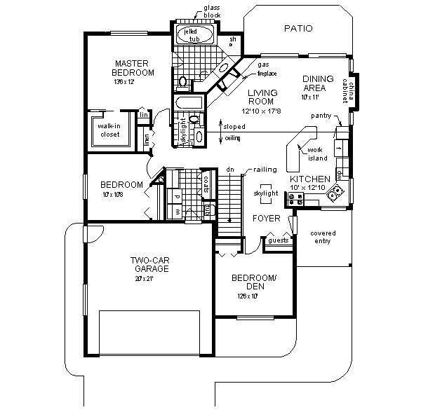 main floor house blueprint