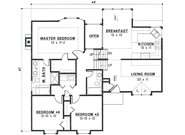 main floor house blueprint