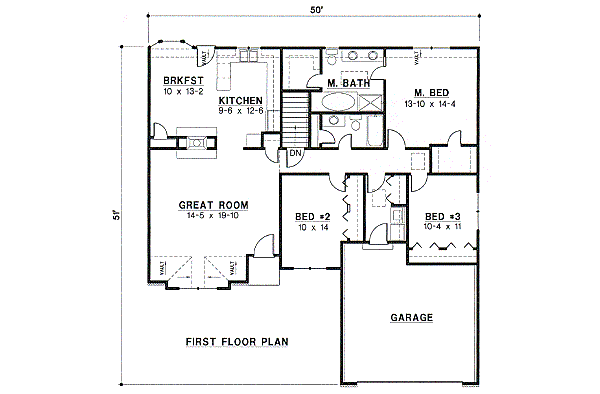 main floor house blueprint