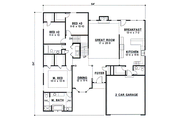 main floor house blueprint