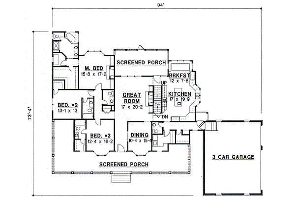 main floor house blueprint