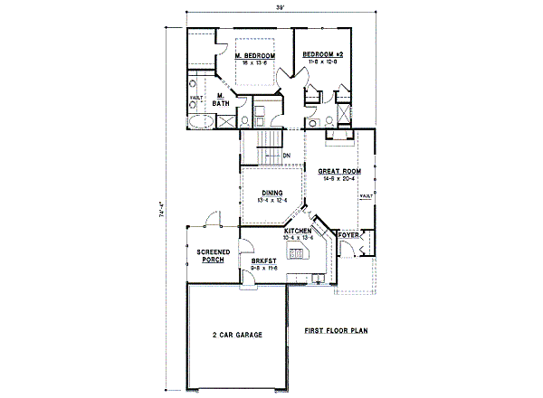 main floor house blueprint
