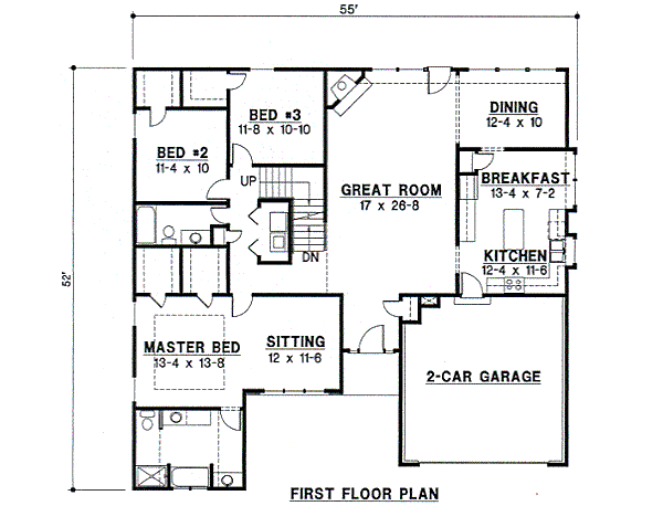 main floor house blueprint