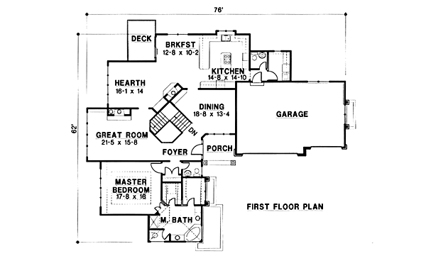 main floor house blueprint