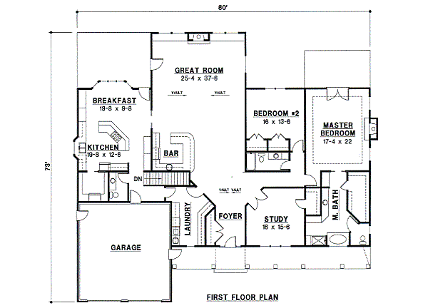 main floor house blueprint