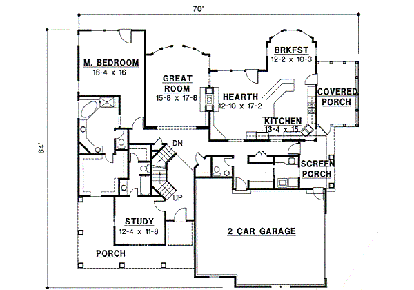 main floor house blueprint