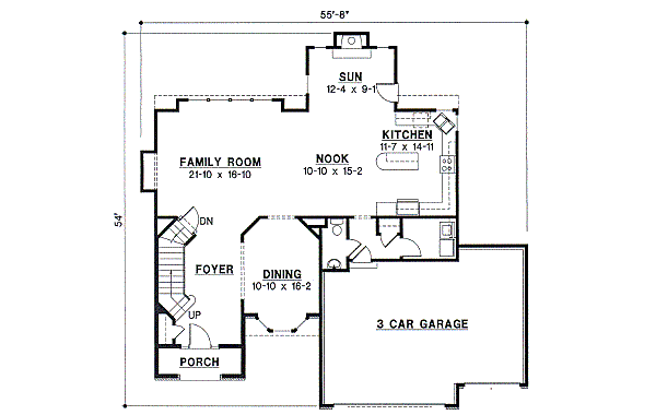 main floor house blueprint
