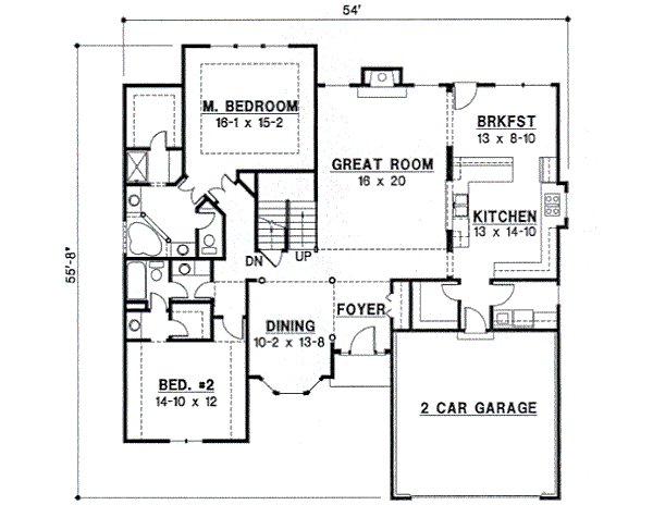 main floor house blueprint