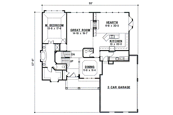 main floor house blueprint