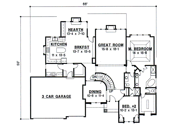 main floor house blueprint
