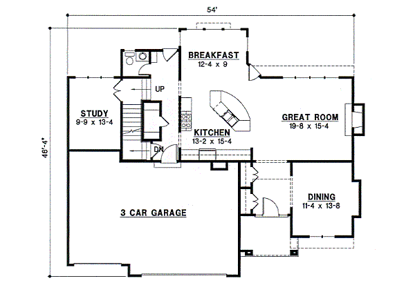 main floor house blueprint