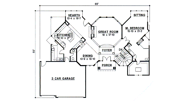 main floor house blueprint
