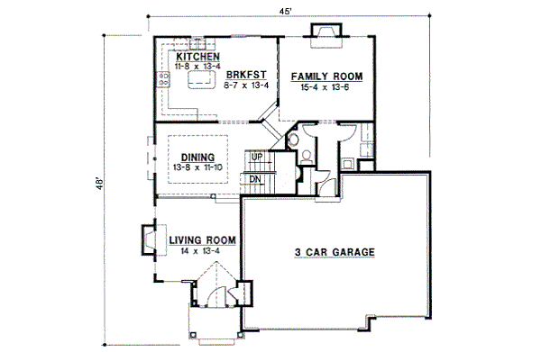 main floor house blueprint