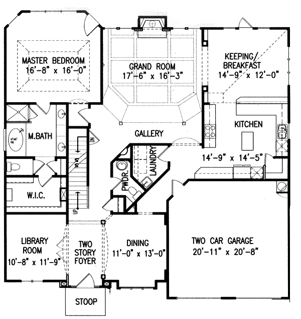 main floor house blueprint