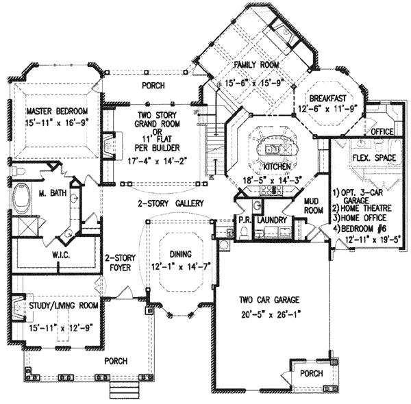 main floor house blueprint