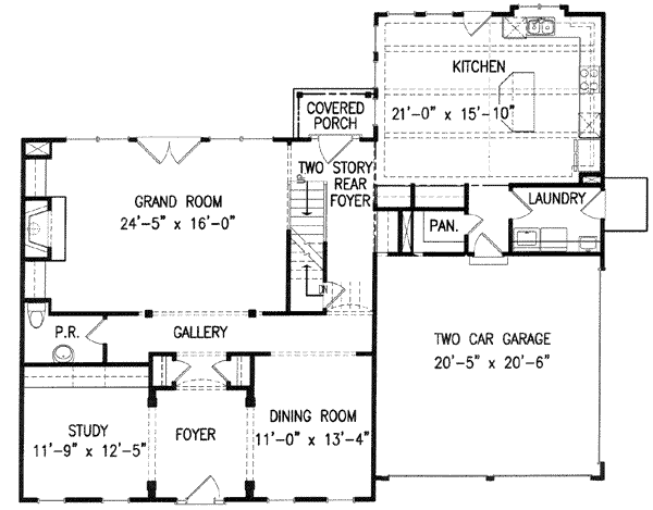 main floor house blueprint