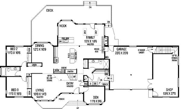 main floor house blueprint