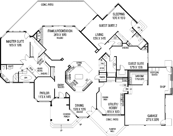 main floor house blueprint