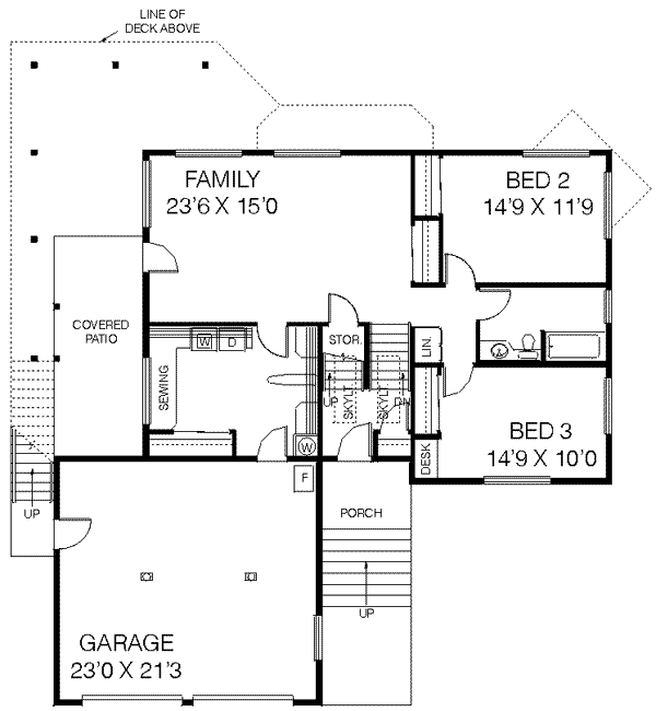 main floor house blueprint