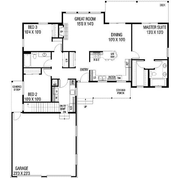 main floor house blueprint