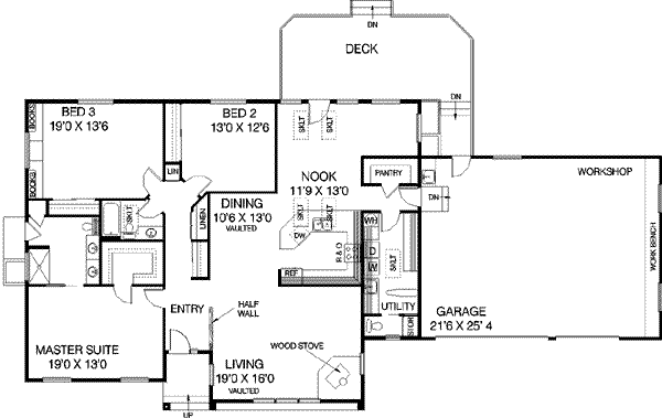 main floor house blueprint