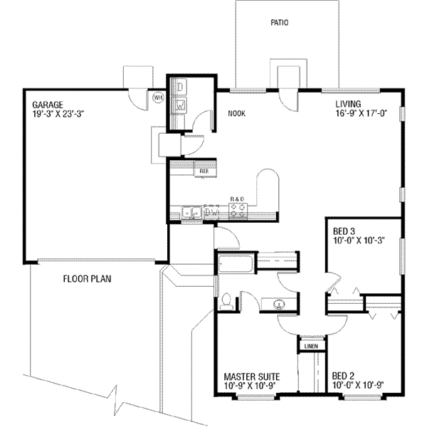 main floor house blueprint