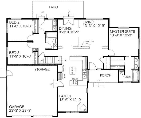 main floor house blueprint