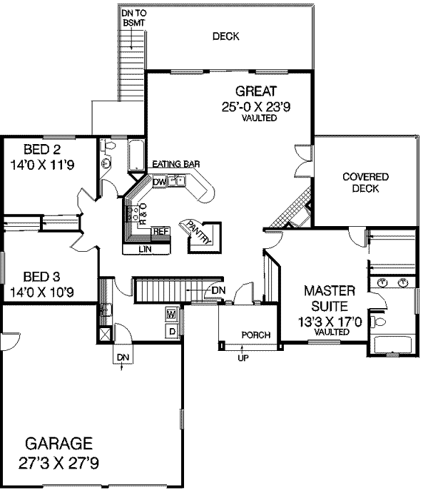 main floor house blueprint