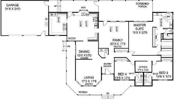 main floor house blueprint