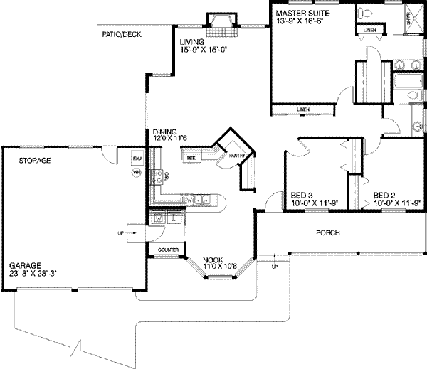 main floor house blueprint