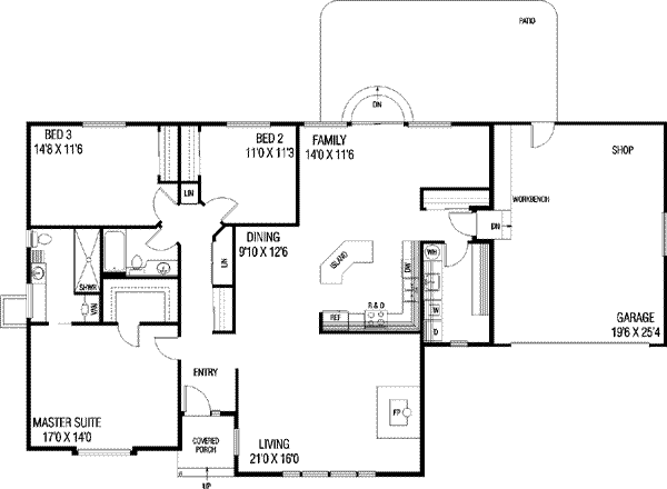 main floor house blueprint